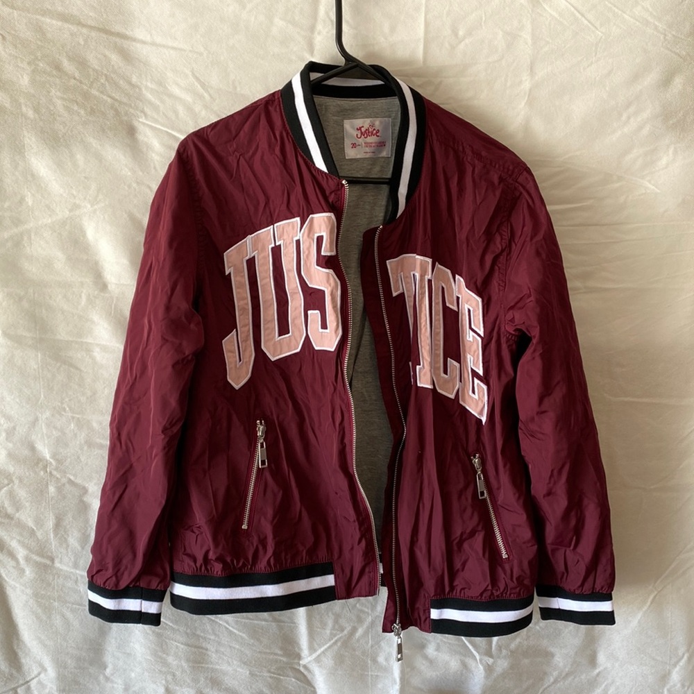 Justice Burgundy Jacket